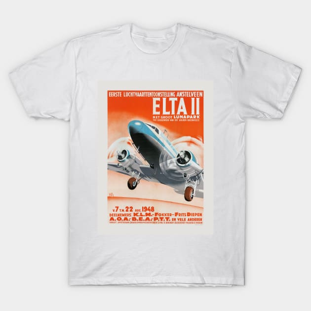 Amstelveen ELTA II Netherlands Vintage Poster 1948 T-Shirt by vintagetreasure